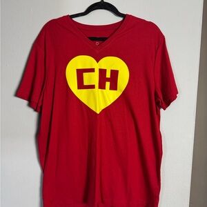 Goodfellow & Co Red Lyndale Tee